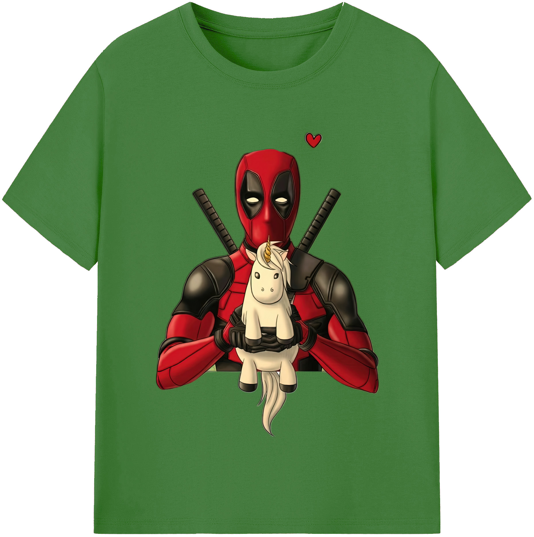 （画像用） Deadpool デッドプール レディースカジュアルプリントTシャツ（綿100％）